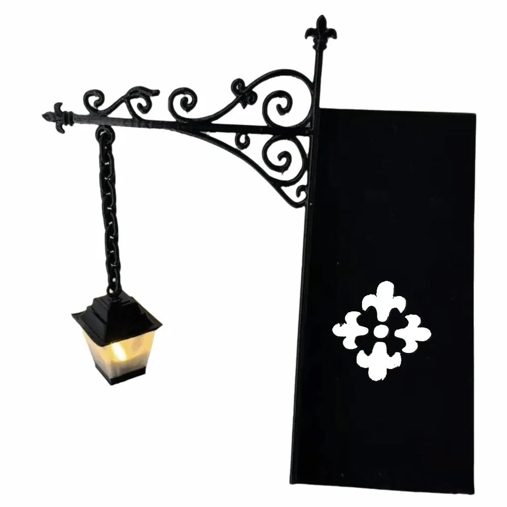 Vintage Library Bookshelf Lantern Night Light