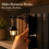Vintage Library Bookshelf Lantern Night Light