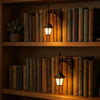 Vintage Library Bookshelf Lantern Night Light