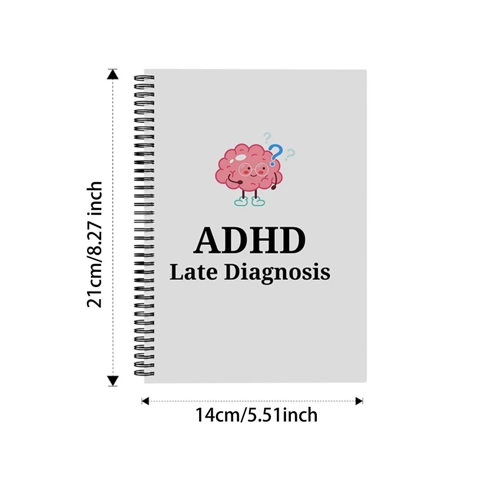 ADHD Late Diagnosis Planner Workbook for Adults