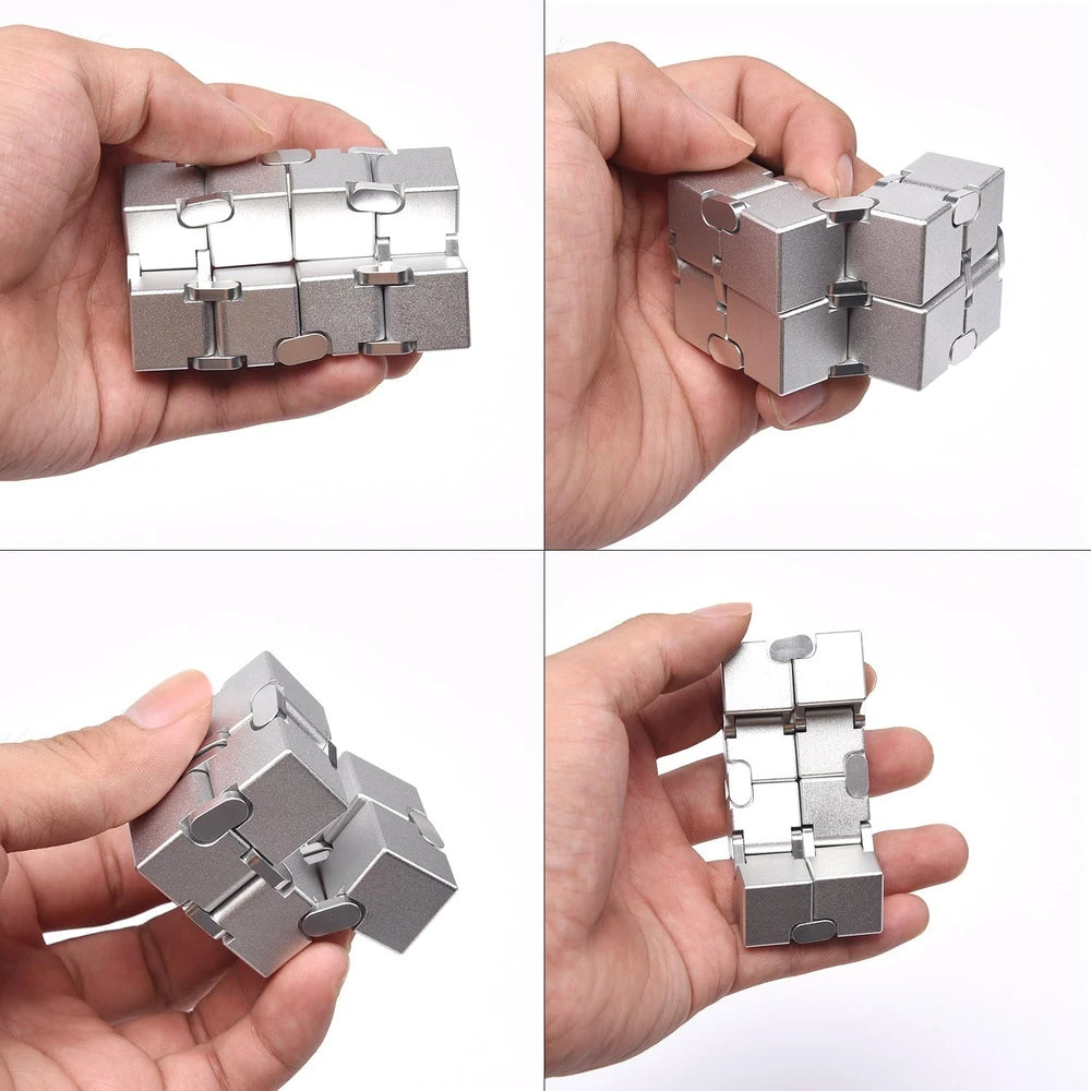Metal Infinity Cube ADHD Fidget Toy