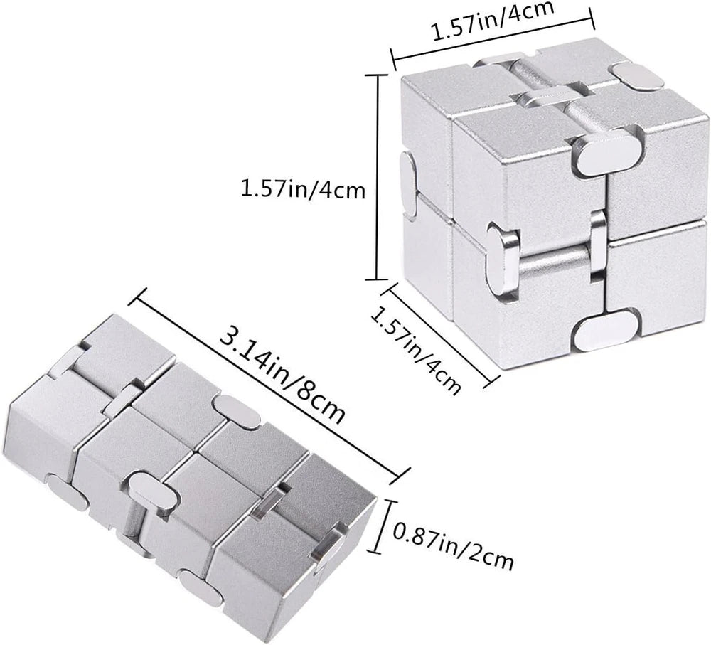 Metal Infinity Cube ADHD Fidget Toy