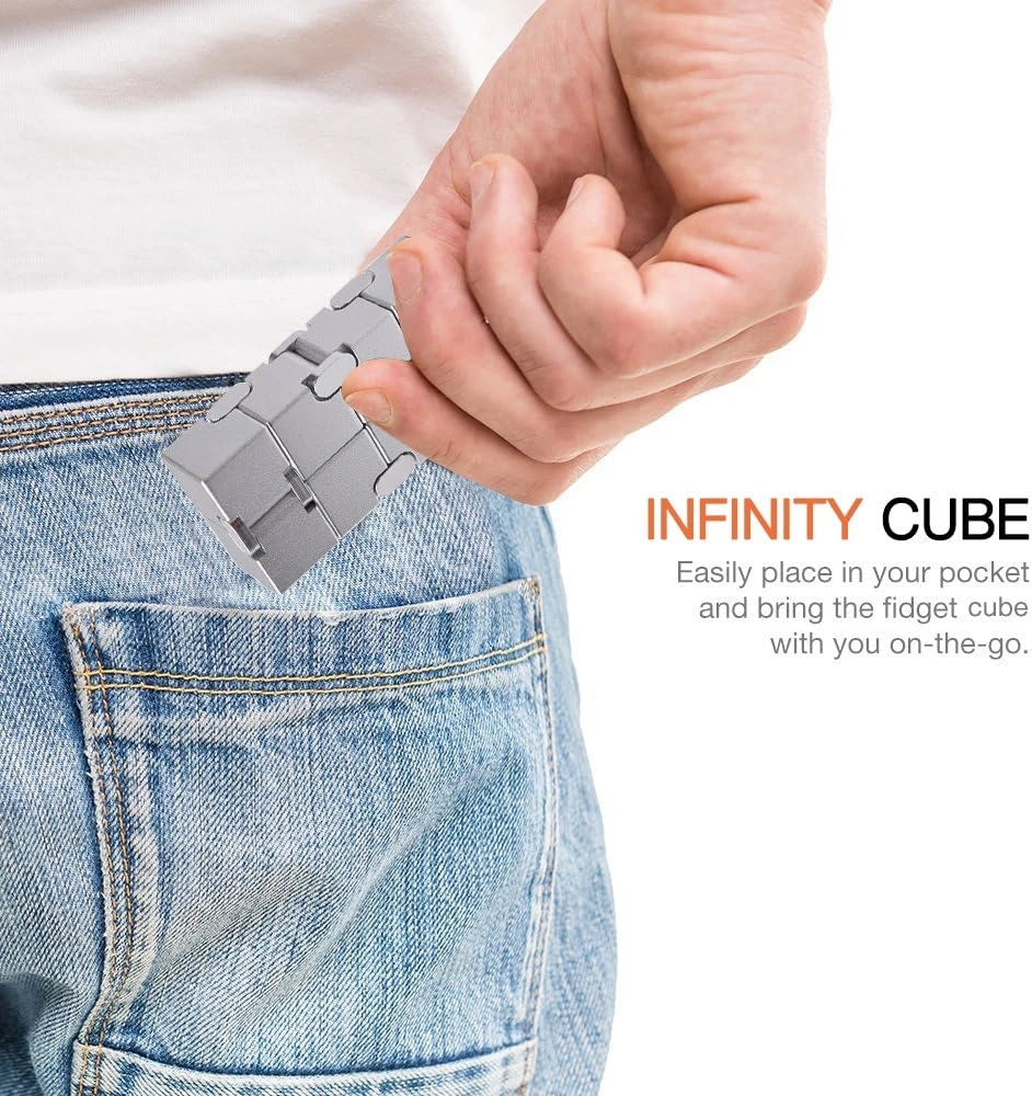 Metal Infinity Cube ADHD Fidget Toy