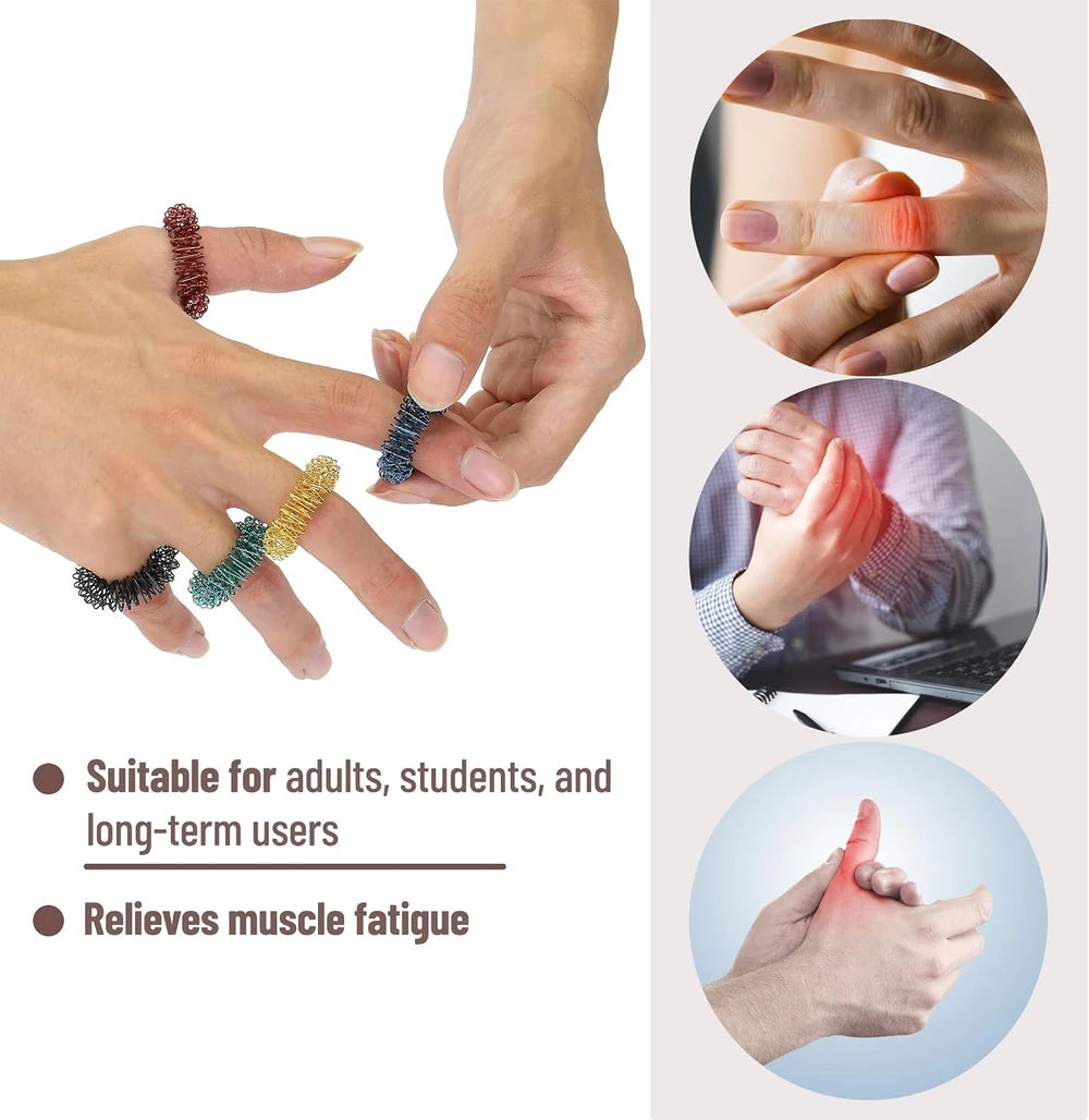 Spiky Sensory Fidget Rings for ADHD
