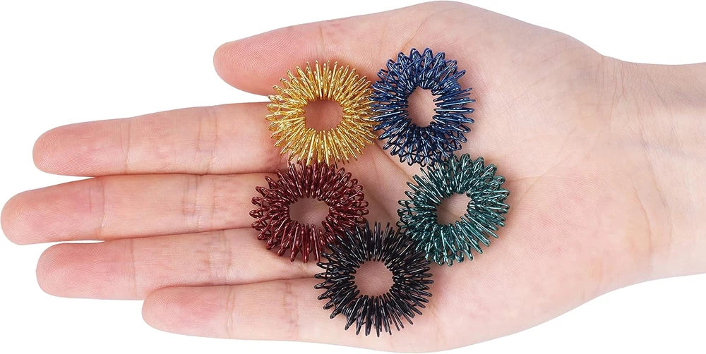 Spiky Sensory Fidget Rings for ADHD