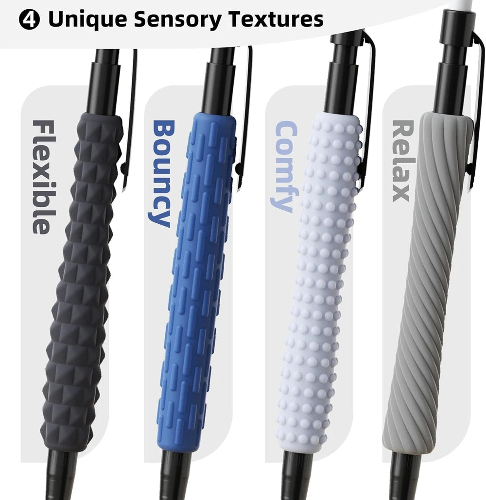 Silent Fidget Pencils ADHD Sensory Set