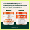 Organic Mushroom Complex Capsules for Mental Clarity and Energy