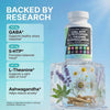 Clean Nutraceuticals GABA and Ashwagandha Supplement for Nighttime Relaxation