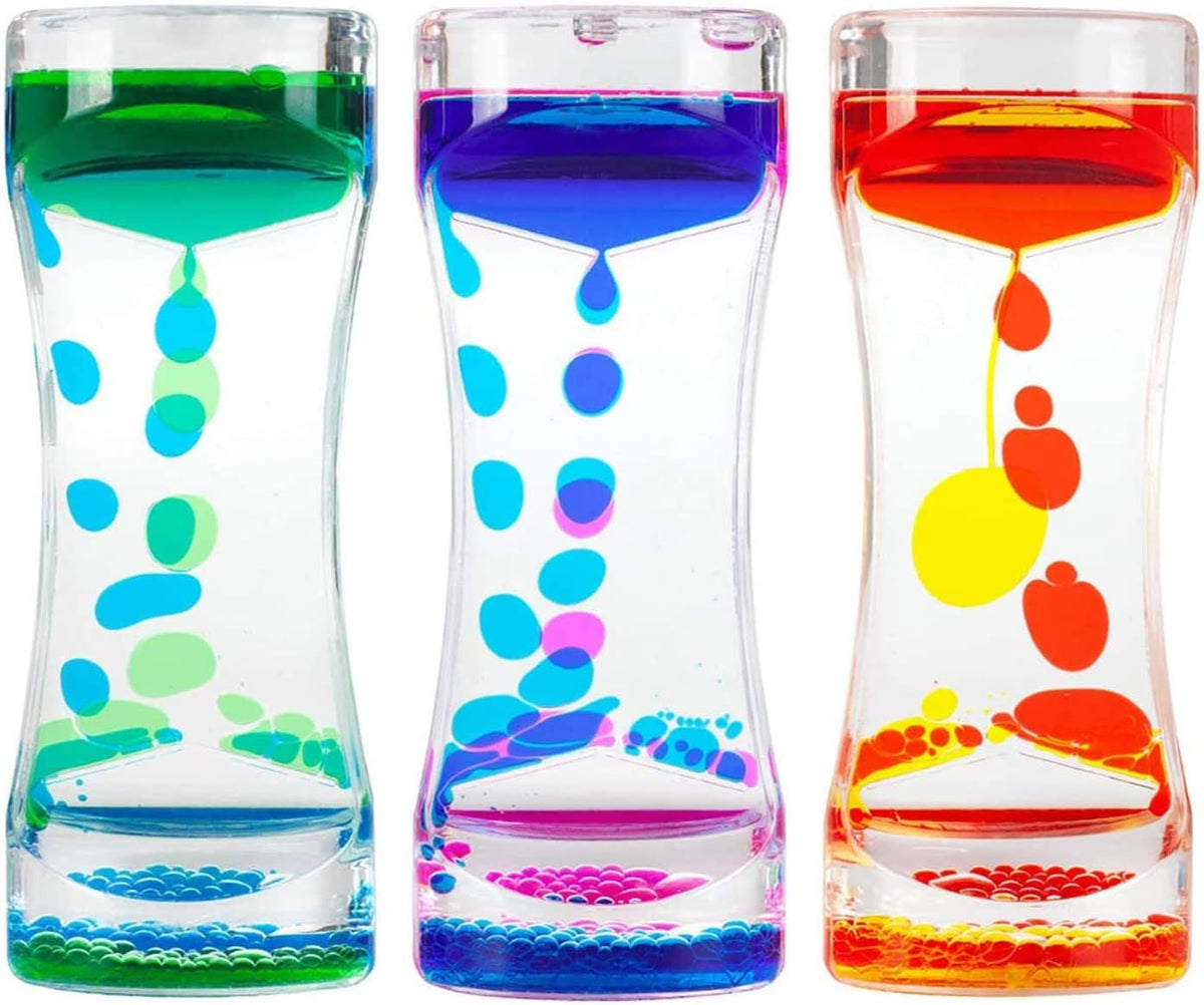 Liquid Motion Timer Sensory Fidget – 3 Pack